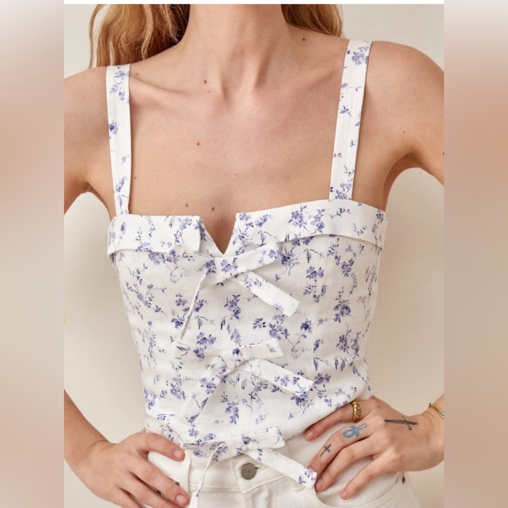 Reformation Sedgwick top in Sinead size 2